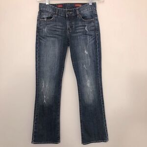 Awesome Express Distressed Eva Boot Leg Jeans size 2!